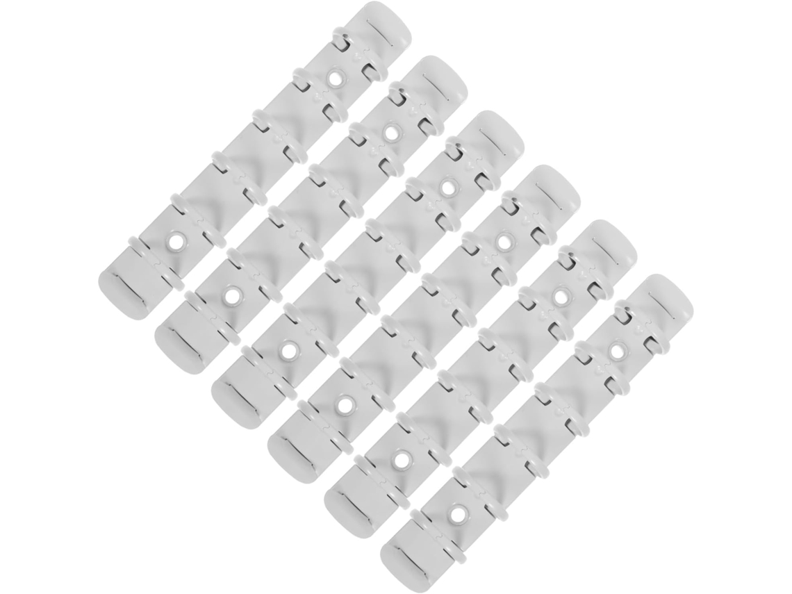 Kit com 6 peças de anéis metálicos Galpada Pastas A7, pinos soltos e espirais de corrente.