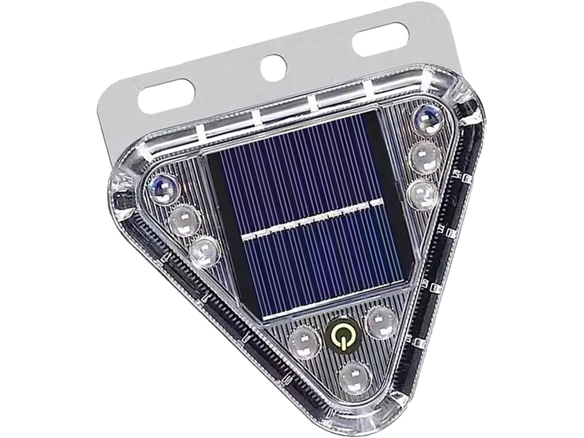 Luz De Advertência Estroboscópica Solar Sem Fio, Magnética, Super Brilhante, Com Sensor Inteligente Para Barricadas