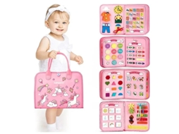 Quadro De Atividades Montessori Para Bebês Rosa, Parte Aquaforge