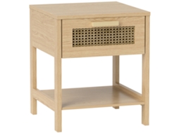 Mesa de Cabeceira BTFORUS, criado mudo, com gaveta, MDF, 40x40x48cm