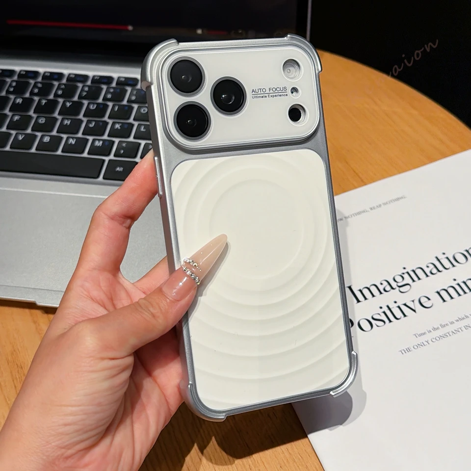 Capa Para Iphone 14 Pro Max (prateada), Capa Protetora De Luxo À Prova De Choque.