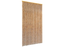 Vidaxl Cortina De Porta Anti-insetos Em Bambu 100x220 Cm