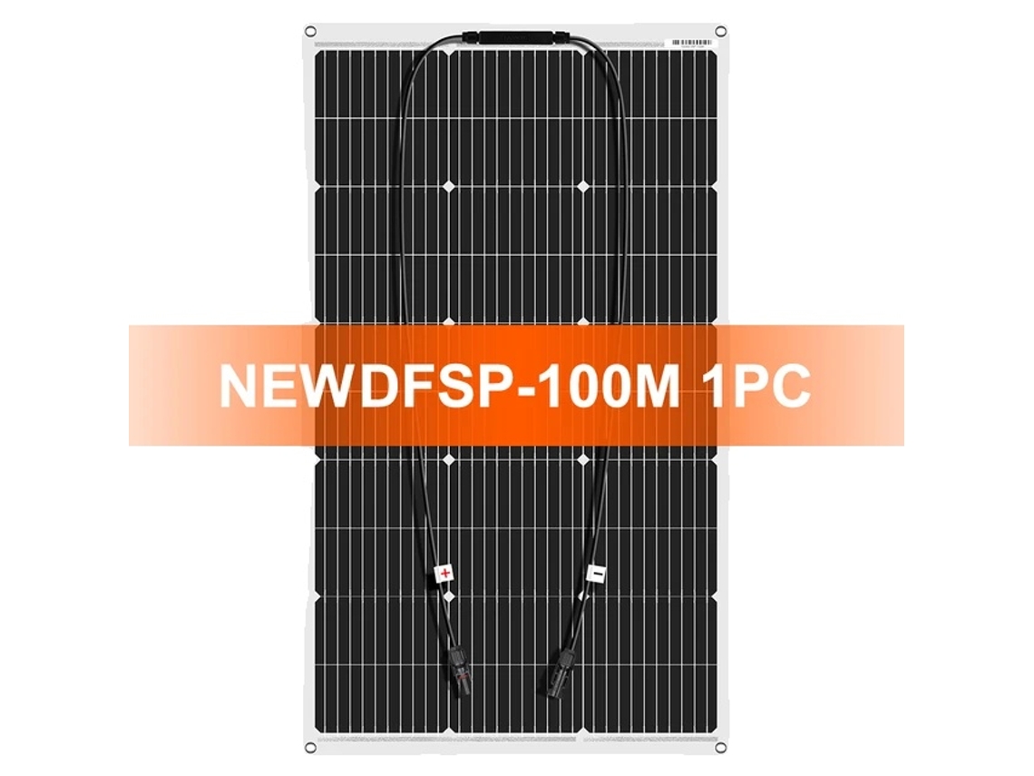 Painel Solar Flexível, Impermeável, Pacote De Bateria Solar De 12v,1pc Novo Oem