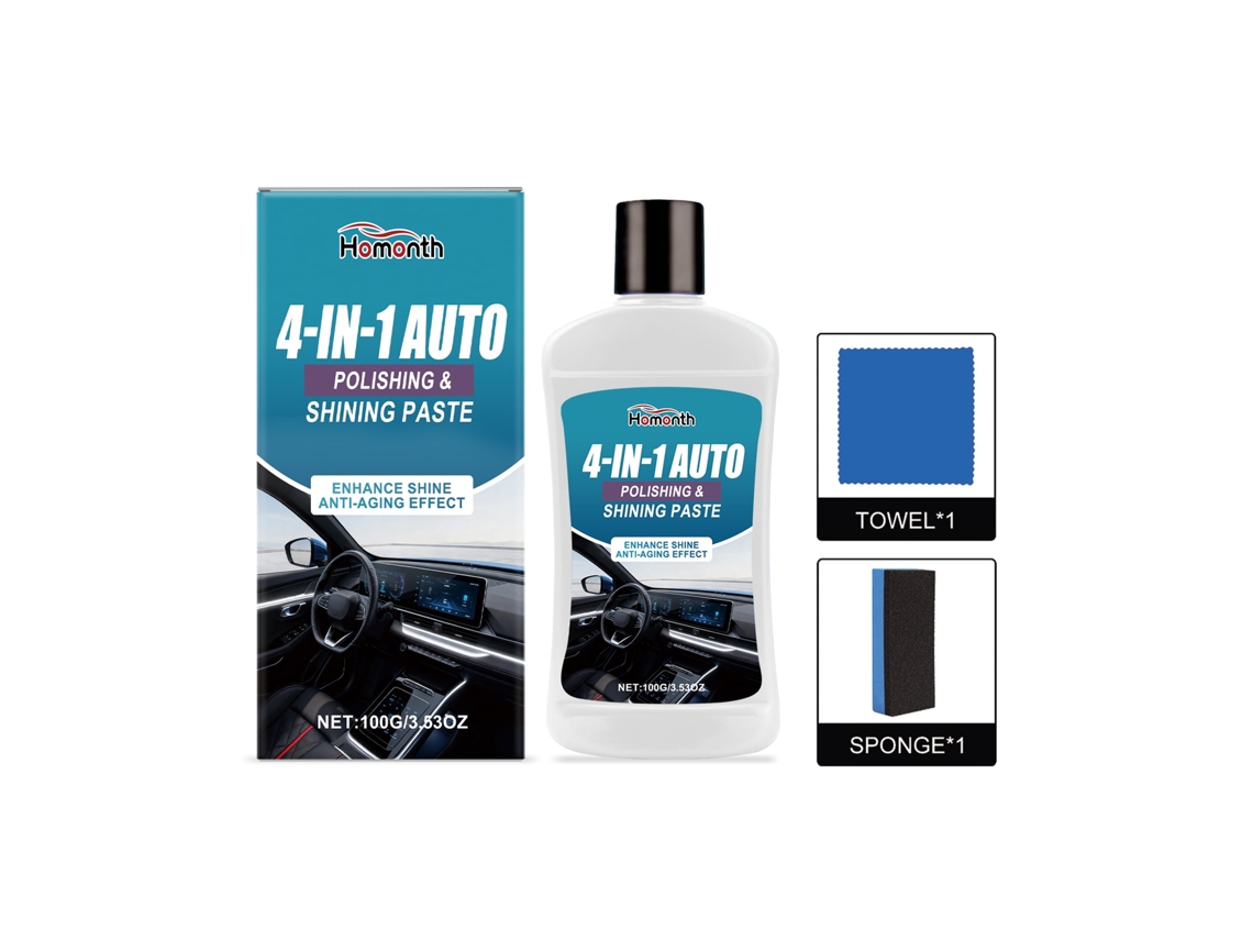 Creme de Limpeza e Polimento para Painel de Carro, Manutenção do Interior com Especial Cuidados LAXISCREED