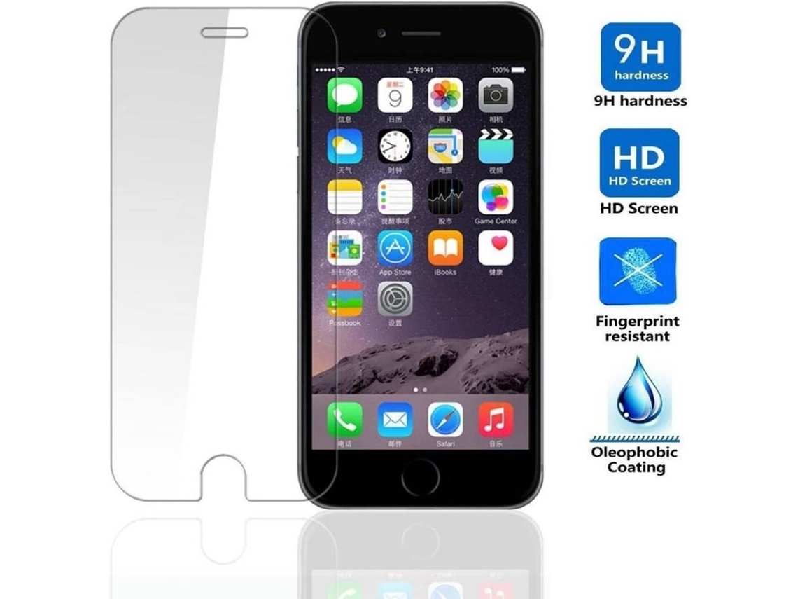 Película De Ecrã Vidro Temperado Para Iphone 6 6s Elysve