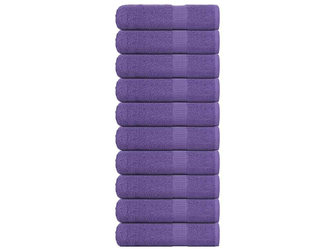 Bath Towel, Bath Towels Vidaxl Roxo Algodão (100 X 150 Cm)