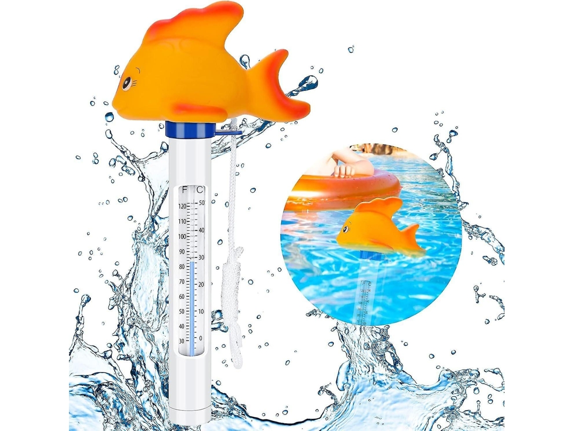 Termômetro De Piscina, Termômetro Flutuante De Piscina, Termômetro De Desenho Animado Fofo Usado Para Temperatura Da Água Ly Ebike