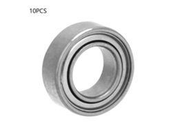 10pcs Rolamentos De Bola De Aço Sulco Profundo Mr95zz 5*9*3mm Duas Faces Seladas