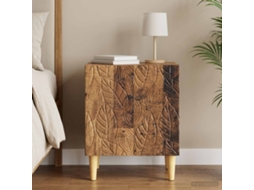 Vidaxl Mesa-de-cabeceira Madeira Antiga 43 X 34,5 X 50 Cm