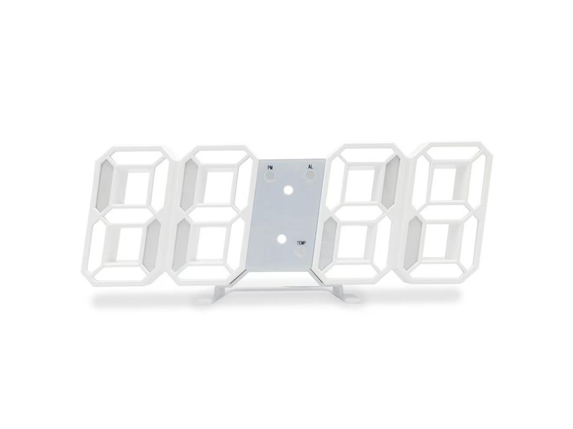 Relógio De Parede Digital Led, Despertador, Data Usb, Medidor De Temperatura, Decoração De Mesa Para Casa SUNNY SPACES