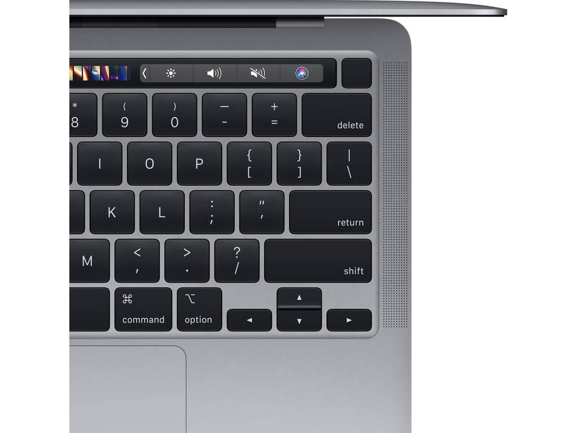 Macbook Pro APPLE Cinzento sideral - MYD82Y/A (13.3'' - Apple M1 - RAM: 8 GB - 256 GB SSD - GPU 8-Core)