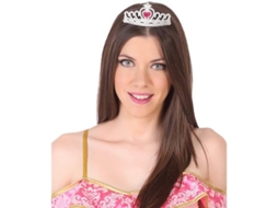 Tiara DISFRAZZES Princesa Prateada Com Coração (Tam: Tamanho Único)