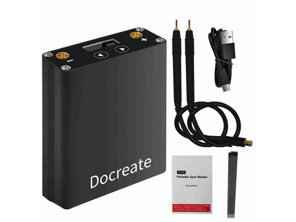 Máquina De Punto Soldadura Portátil 30 Marchas Ajuste Potencia 5500mah Con Display Oled Para Baterías De Litio Y Nimh