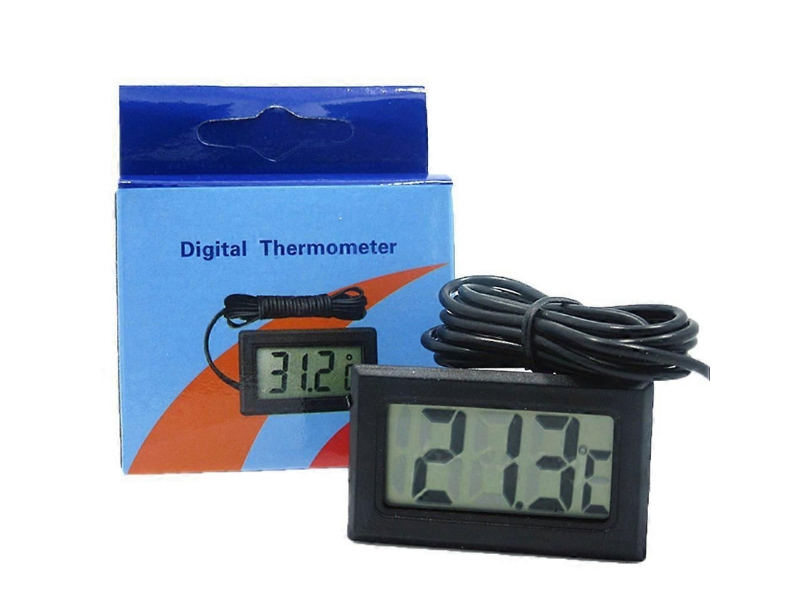 Termômetro Digital Lcd Com Bateria, Mini Termômetro Para Freezer, Termômetro Eletrônico Para Uso Interno E Externo Com Sensor.