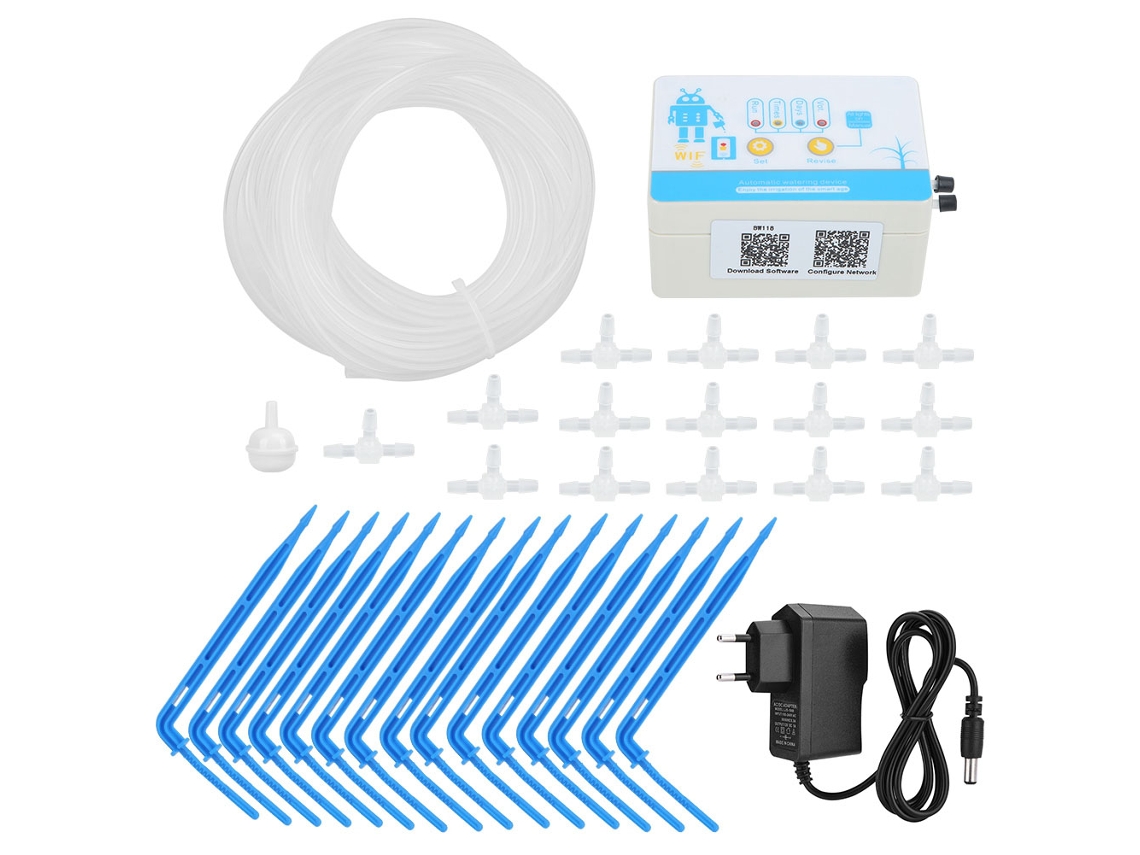 Timer De Irrigação Com Controle Remoto Wifi Via Telefone Plug Eu 110 240v