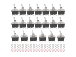 Interruptor Toggle Berm Led 6 Pinos 2 Níveis On/on 15a 250vac Bem-1321c