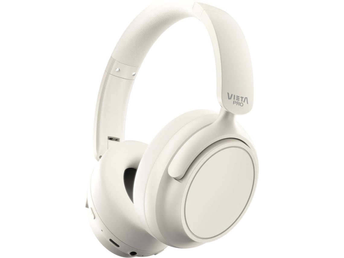 Auscultadores Bluetooth VIETA Pro Silence 4 (Over Ear -  Microfone - Branco)