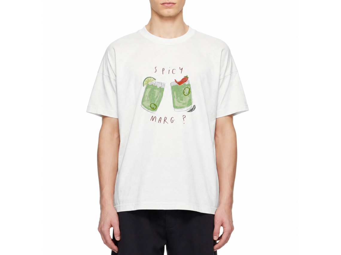 Camiseta Rockinstone Spicy Margs Lauren Emmett Art - Estilo de Designer Exclusivo