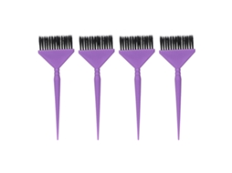 4pcs Pincel De Colorir Cabelo Lavável Reutilizável Profissional Aplicador De Tinta Para Beleza Em Casa E Salão