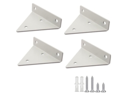 Suporte Triangular Para Prateleira, 4 Peças, Para Parede