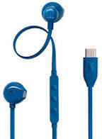 Auriculares com Fio JBL Tune 305C (In Ear - Microfone - Azul)