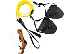 Equipamento De Treino Natação Faixas Elásticas Resistência Com Palmares, Em Tpe, Para Hidroginástica E Prática