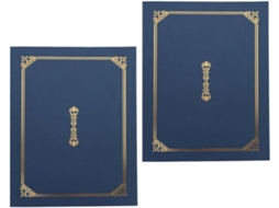 Lote De 2 Capas De Certificado A4 Em Papel Para Diplomas E Certificados Proteção Elegante E Prática Para
