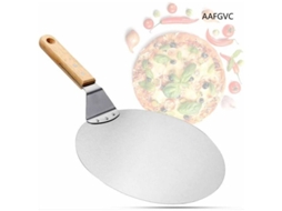 Pá Para Pizza, Em Aço Inoxidável, Cabo De Madeira, Para Forno, Pão Artesanal E Confeitaria Doméstica