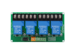 Módulo Relé De 4 Canales Controle Automático Nível Alto/baixo Dispositivo Eletrônico 24v