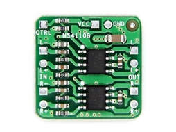 Placa Amplificadora Diferencial 2x18w Digital Classe D/ns4110b Voltagem 6 14v Amplificador De Áudio Slowmoose