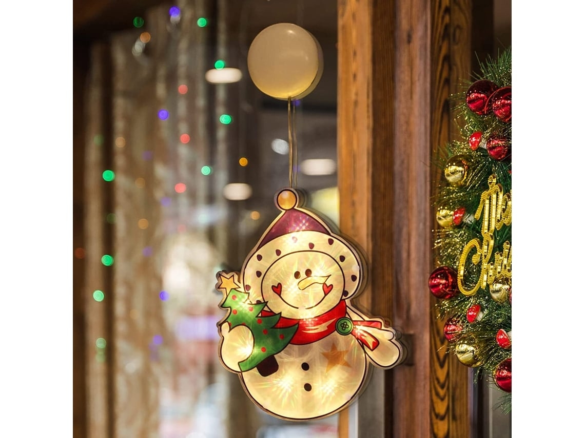 Luzes Decorativas de Natal, Janela, Aquecedores Chávenas, Ventosas2, Ergonômico, Uso Diário STELASPLEN