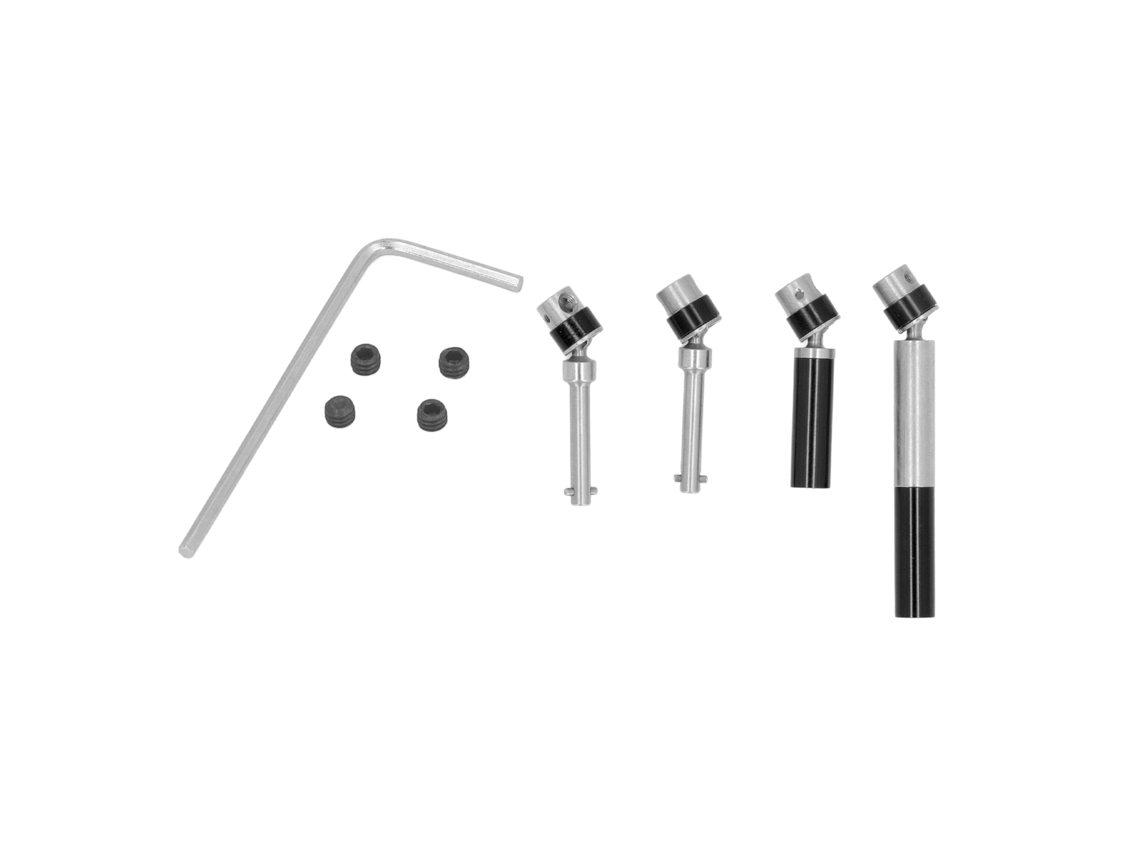 Eixo de Transmissão Central de Aço Inoxidável para Carro RC Hobbyplus 1/18 S/MARCA