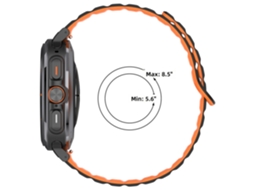 Bracelete Loop Magnético para Samsung Galaxy Watch 7 Ultra Superfície Brilhante, Duas Cores CHABERLU