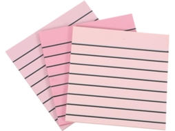 Caderno para meninos e meninas, bloco de notas criativo e translúcido, notas semi-adesivas, para o escritório e