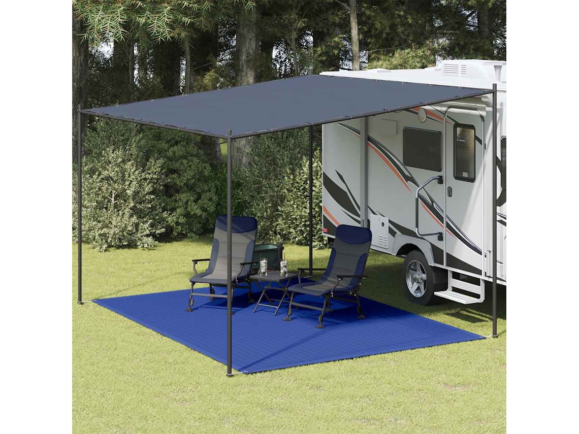 Vidaxl Tapete De Campismo Para Tenda Pead 300x400 Cm Azul