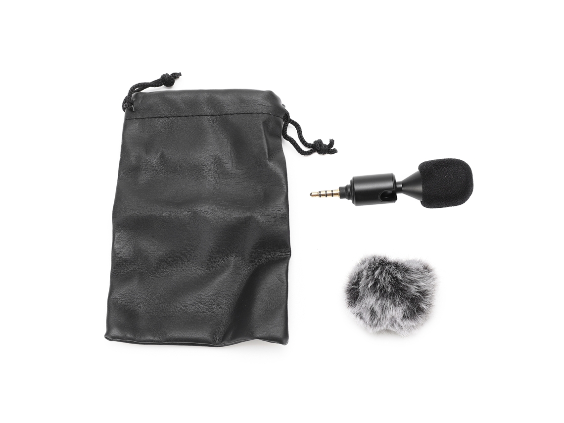 Microfone Cardioide Plug And Play De 3.5mm Mini Para Telefones Celulares
