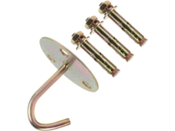 Gancho Ajustável De Ferro Dourado Ventilador Teto