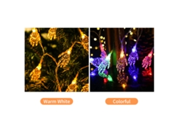 Luzes de Halloween 20ft 40 leds com mão de esqueleto transparente decorativa à prova d'água colorida LAXISCREED