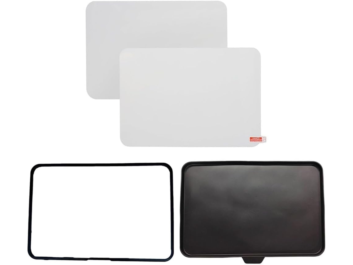 Kit Com 2 Protetores De Ecrã De Vidro Temperado Tm7 Com Capa E Moldura