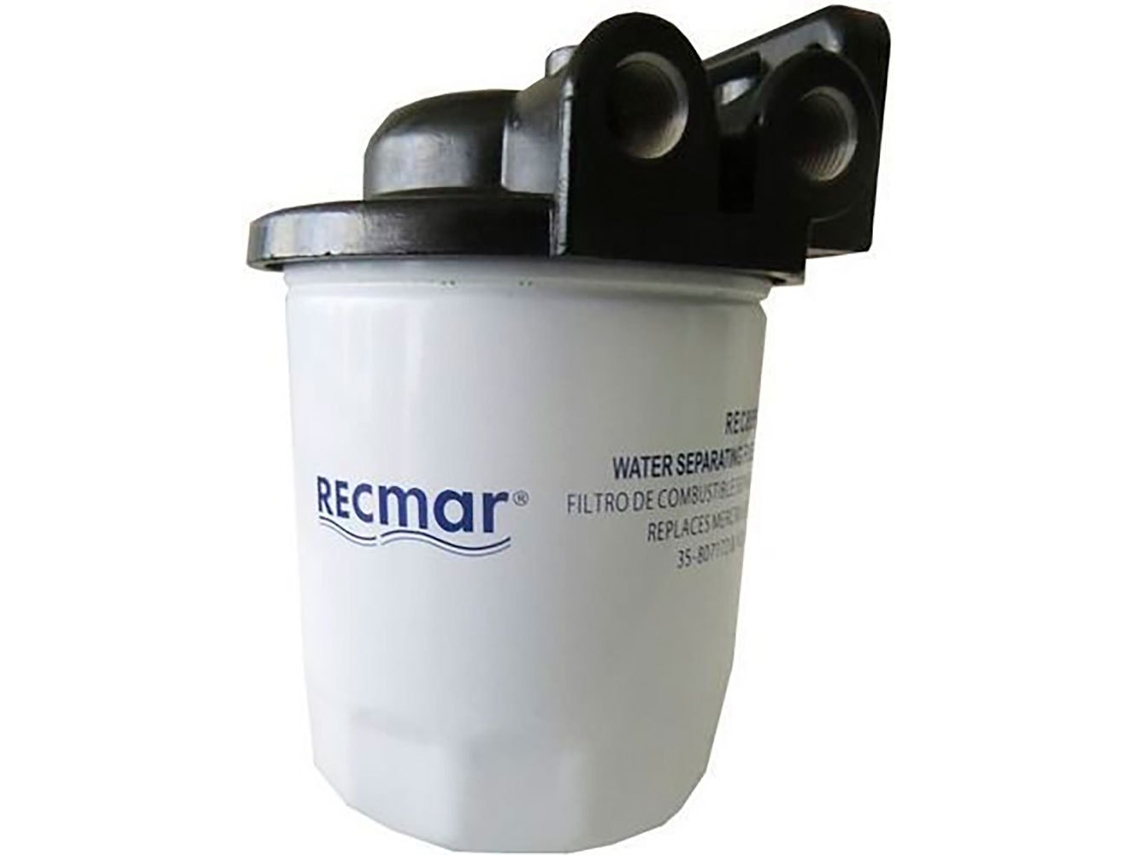 Filtro de Combustível Mícron com Suporte 25 Branco 1/4´´RECMAR