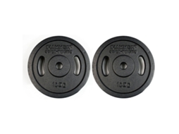 Disco de Ferro 10Kg 2 Unidades Prateado 10 kgfinnlo