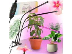Painel De Luz Led Para Cultivo Com 3 Lâmpadas