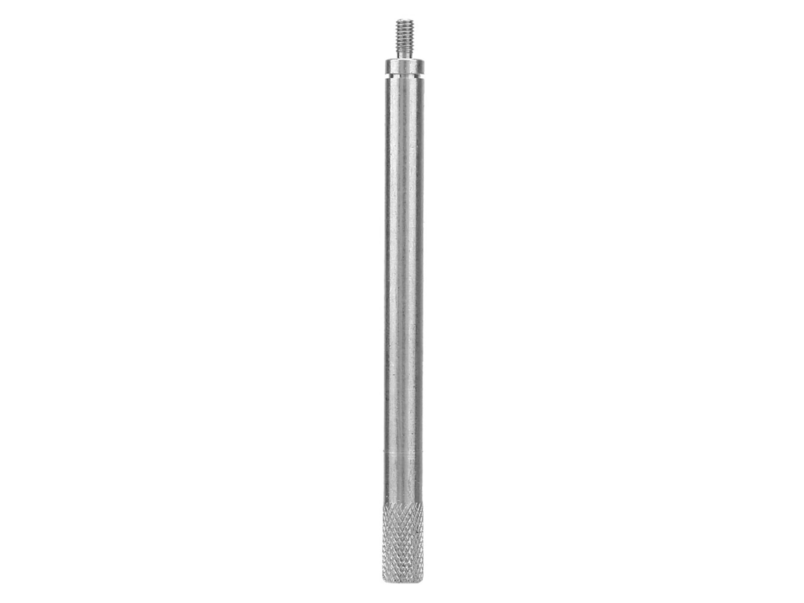 Haste extensora para relógio comparador com rosca de 2,5 mm, 5 mm de diâmetro e 70 mm de comprimento.