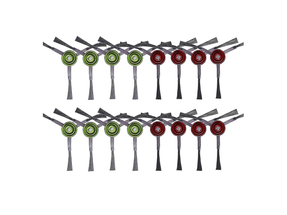 16 Peças De Escova Lateral Para Aspirador De Pó Robô Ecovac Deebot Ozmo T9 T9 Aivi /t8 Max T8 Power T8 Aivi /n8 Pro
