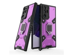 Capa Protetora Com Suporte De Anel De Pc Tpu Para Samsung Galaxy Note20 Ultra Space (branca)