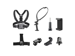 Sports Camera Accessory Set Chest Strap Mount  Head Strap  Neck Holder  Phone Holder For Cycle Hiking Boating Travel Video Recording Live Stream LAXISCREED