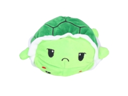 Mali boneco de Pelúcia Tartaruga Invertível Duas Faces Brinquedo Animal Flip Verde