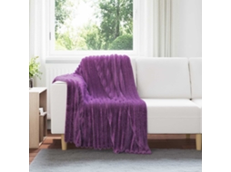 Vidaxl Manta Roxo 150 X 130 Cm 0.51 Kg Lã
