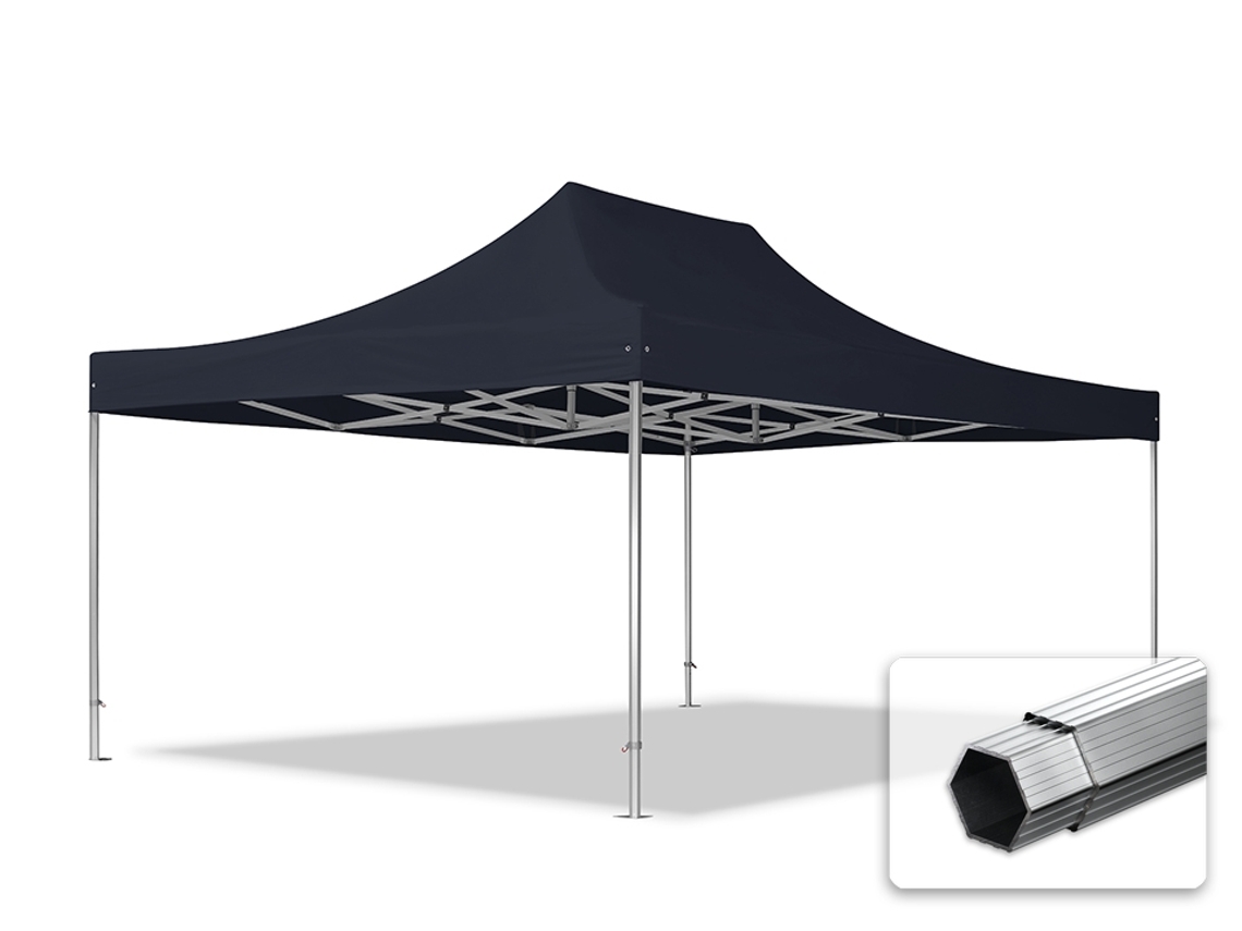 Tenda Dobrável 4x6 M, Alumínio Profissional 50mm, Preta