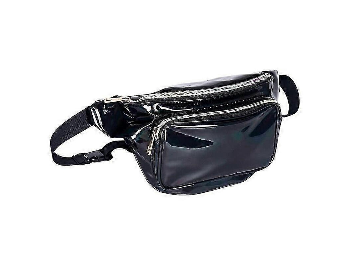 Lurelia Pochete Corrida, Pochete Feminina Holográfica Ajustável Em Pvc, Ideal Para Viagens, Festas, Caminhadas